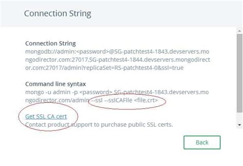urmdf ssl|mongodb .